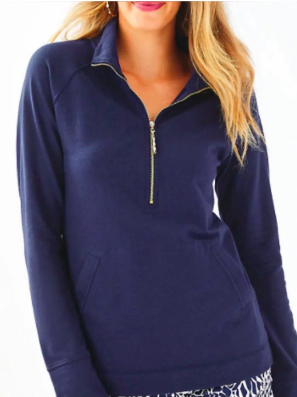 Lilly Pulitzer Skipper Popover Navy Large